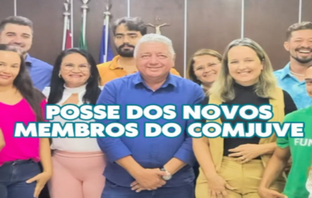  Posse dos conselheiros titulares e suplentes do Conselho Municipal da Juventude (COMJUVE)