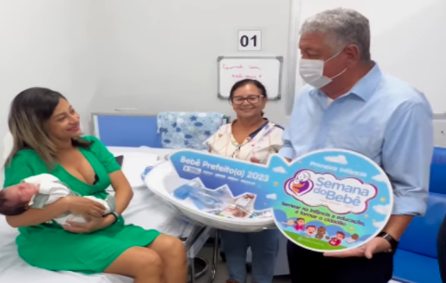  Temos o Bebê Prefeito em mais uma edição da Semana do Bebê