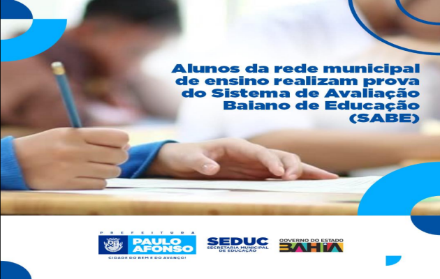  Alunos da rede municipal realizam avaliação do Sistema de Avaliação Baiano de Educação (SABE)