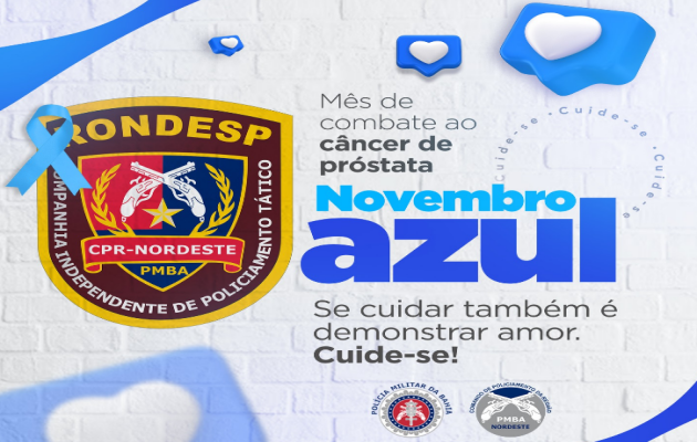  RONDESP Nordeste – Novembro Azul, mês de combate ao câncer de próstata