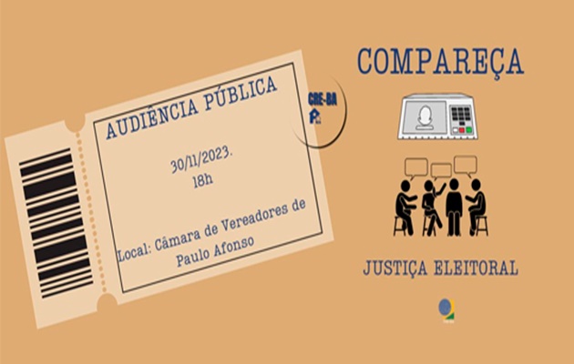  CRE-BA realizará audiência pública na Câmara de Vereadores de Paulo Afonso, às 18h de quinta-feira (30/11)