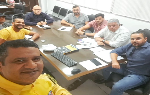  Reunião do Prefeito em exercício Marcondes Francisco com Associação dos Agentes de Trânsito de Paulo Afonso