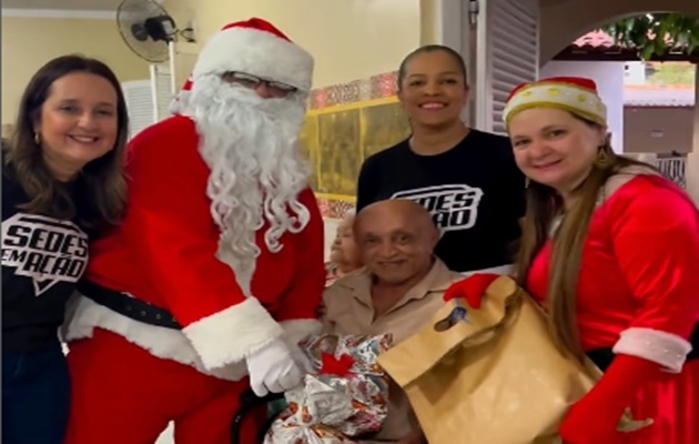  Equipe da Sedes promove Natal da Casa de Repouso São Vicente de Paulo