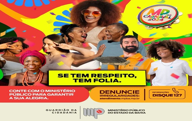  Ministério Público da Bahia inicia nessa quinta-feira, dia 8, plantão integrado no Carnaval de Salvador