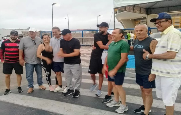  Marcondes Francisco esteve presente na abertura do projeto “Avenida fechada com o esporte e lazer”