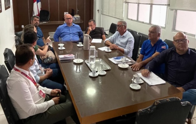  Reunião do prefeito exercício, Marcondes Francisco com Representantes do Banco do Nordeste