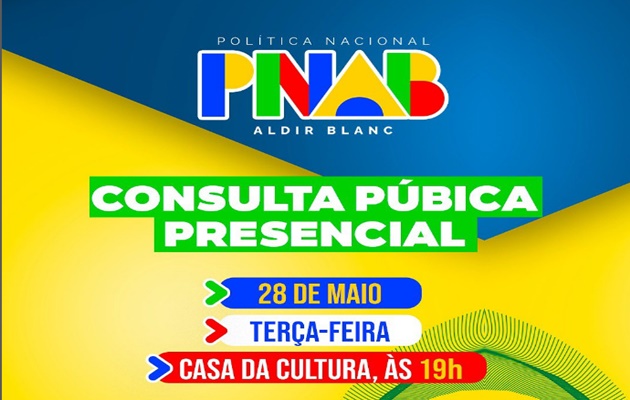  Participe da Consulta Pública para elaboração do (PAAR)- Política Nacional Aldir Blanc 2024