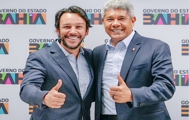  Foto de Mário Negromonte Jr. com Jerônimo soou como provocação em dia convenção do União Brasil