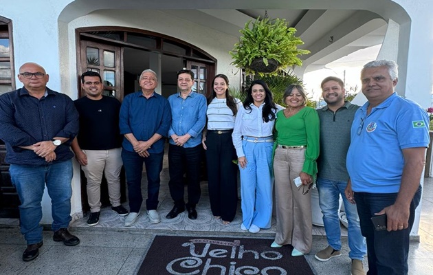  Encontro de representantes de empresa líder na produção de alevinos de tilápia, com Marcondes Francisco