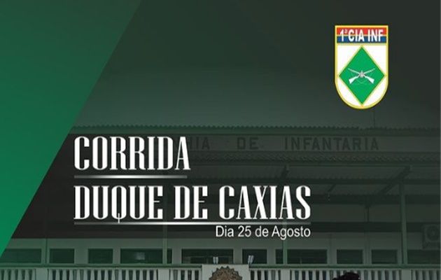  Participe da tradicional Corrida Duque de Caxias, Patrono do Exército Brasileiro