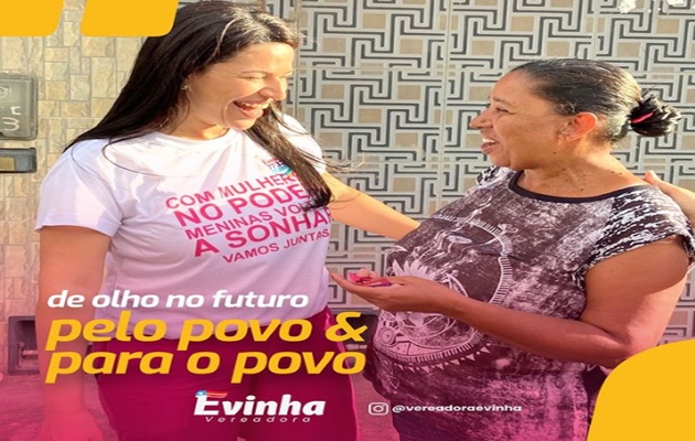  Evinha inicia campanha pelas ruas do Povoado Rio do Sal e Malhada Grande