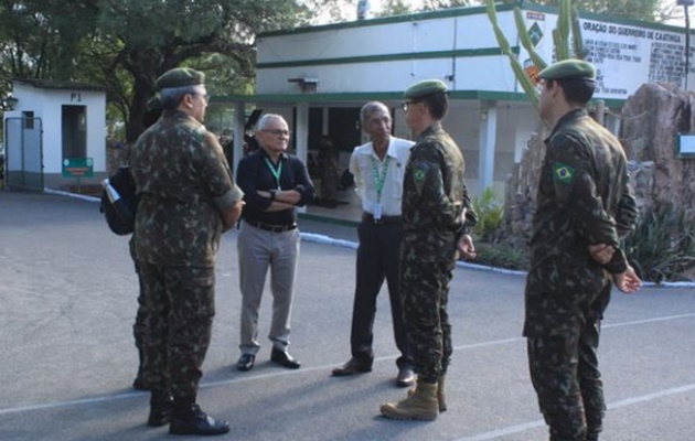  1ª Companhia de Infantaria recebe visita da Seção do Serviço de Assistência Social do Comando da 6ª Região Militar