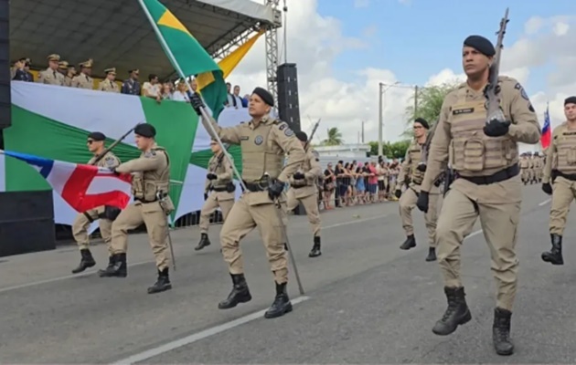  20º Batalhão de Polícia Militar participa do Desfile Cívico em comemoração ao 07 de Setembro