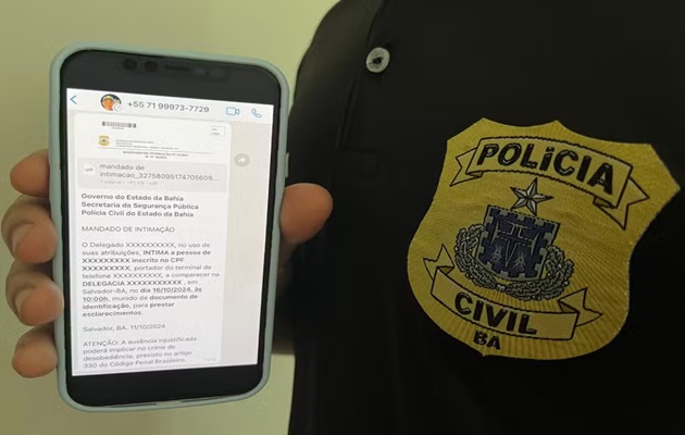  Polícia Civil passa a enviar intimações através de aplicativo de mensagens WhatsApp