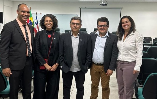  IFBA recebe a visita da Reitora Luzia Mota; do Pró Reitor de Ensino, Jancarlos Lapa e do enfermeiro, Ercules Rocha