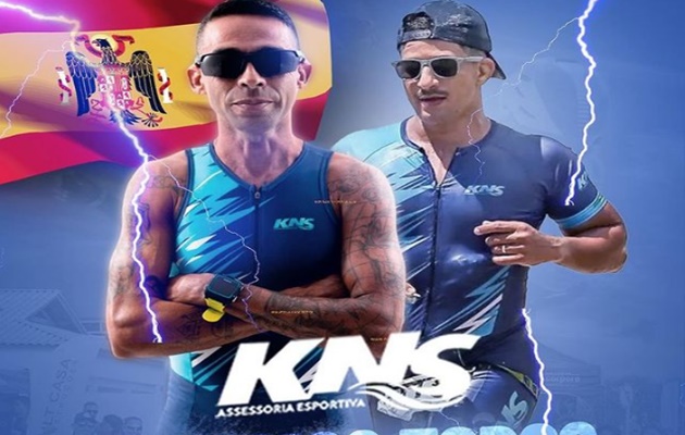  Os atletas Kleber Kns e Vinícius Moura foram medalhistas no Mundial de Triathlon na Espanha