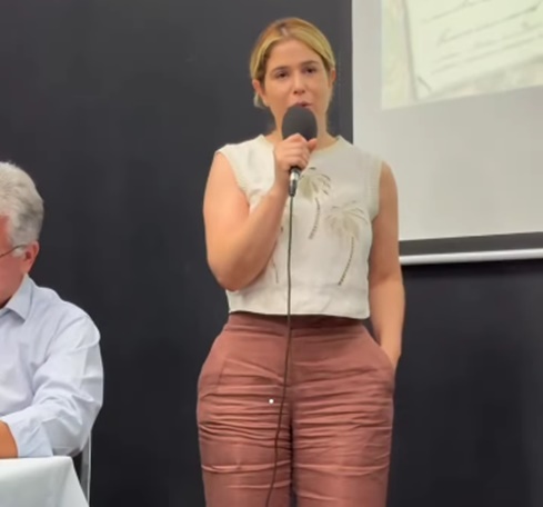  Secretária, Edila de Carvalho, esteve presente na aula inaugural do IFBA Campus de Paulo Afonso