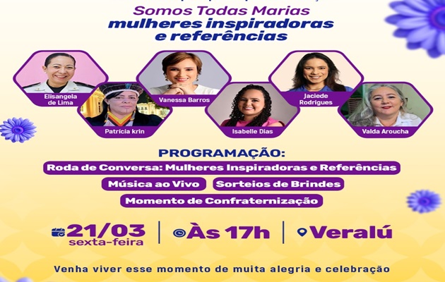  Glória celebra o Mês da Mulher com a 3ª edição do evento “Somos Todas Marias”